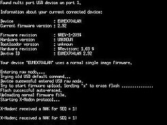 emxflash output while firmware upload