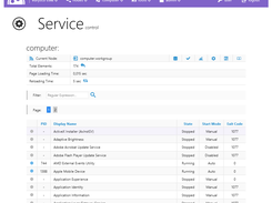 eurysco: Service Control