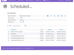 eurysco: Scheduled Tasks