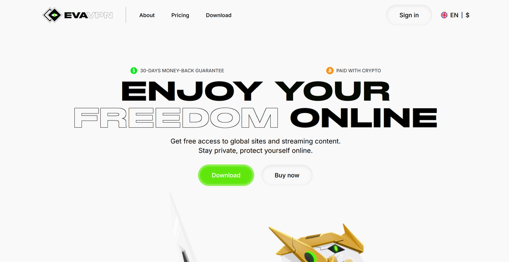 Website home page