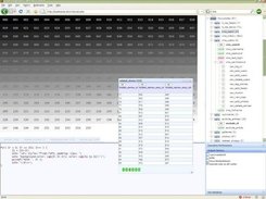 A typical busy screen