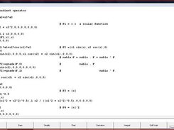 example : gradient operator