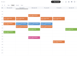 Calendar - Weekly View
