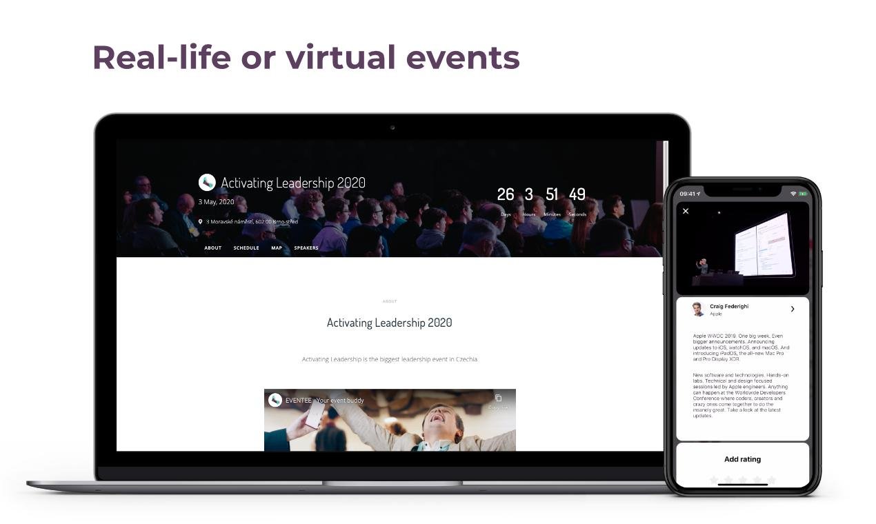 In-person, virtual, or hybrid event experience