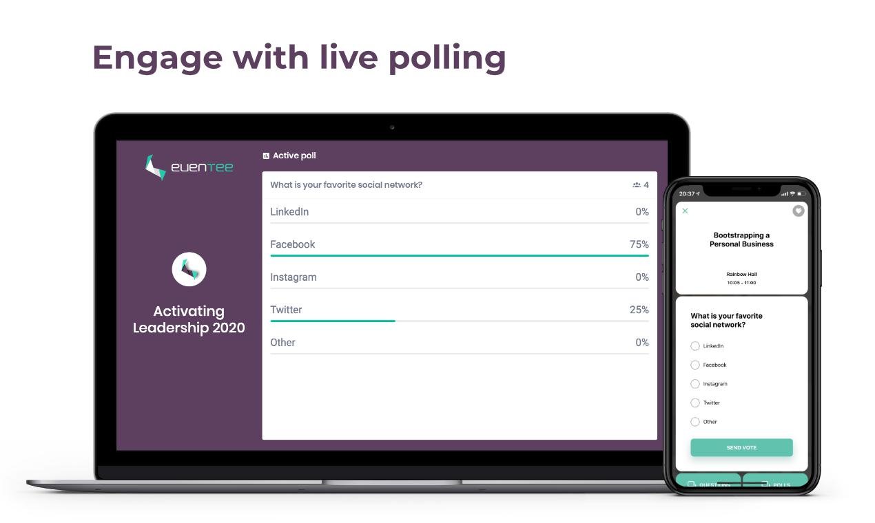 Live polls for real-time insights
