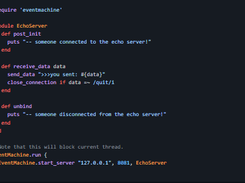 EventMachine Screenshot 1