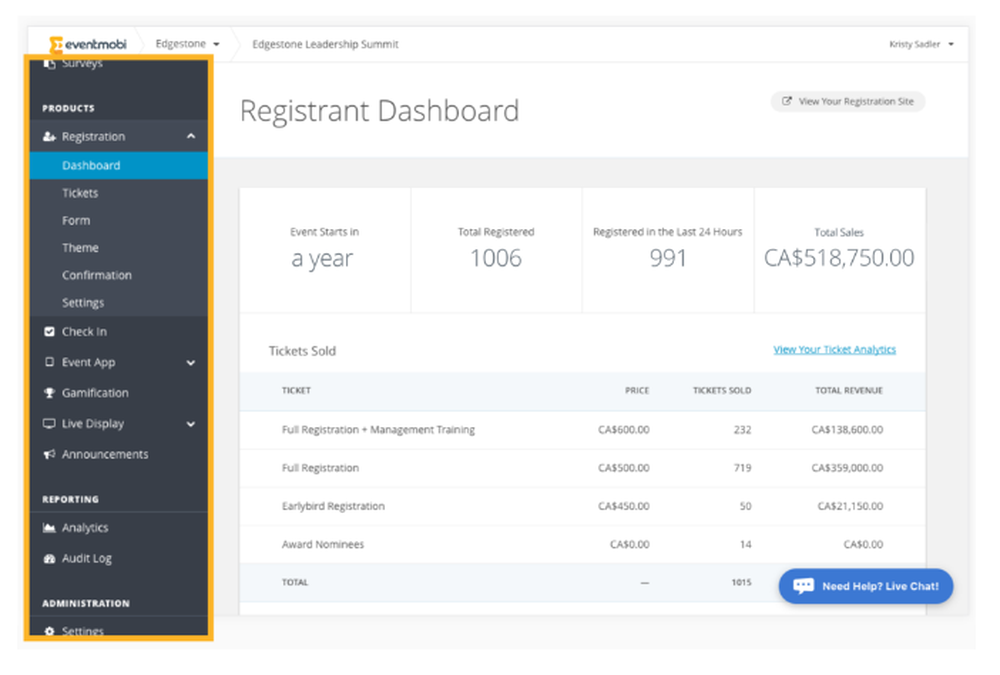 EventMobi-Dashboard