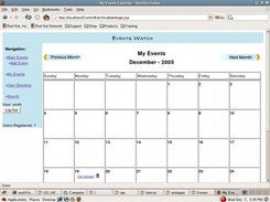 My Events page of EW