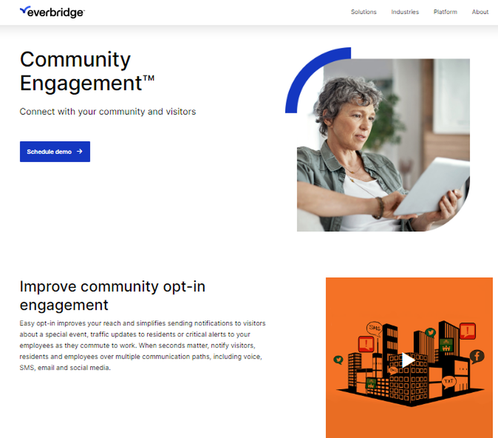 Everbridge Community Engagement Screenshot 1