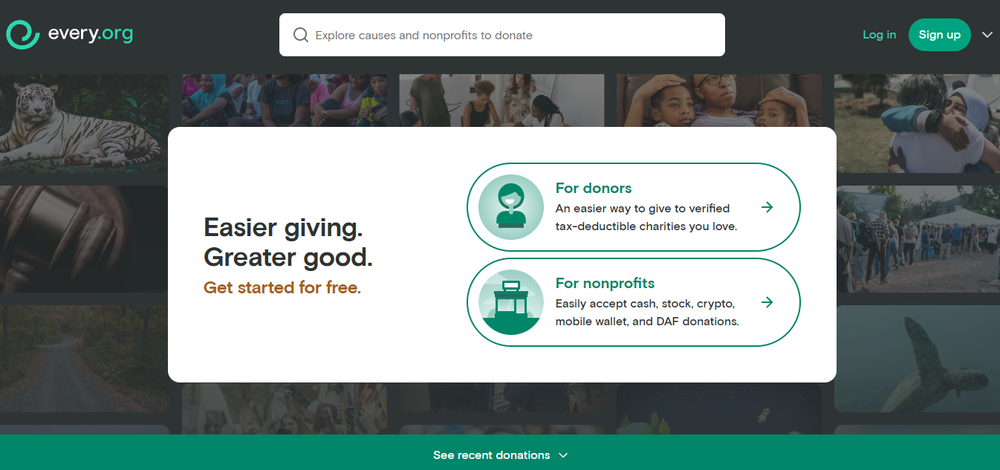 Every.org Screenshot 1