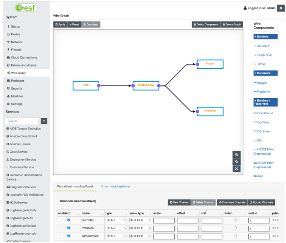 Everyware Software Framework (ESF) Screenshot 1