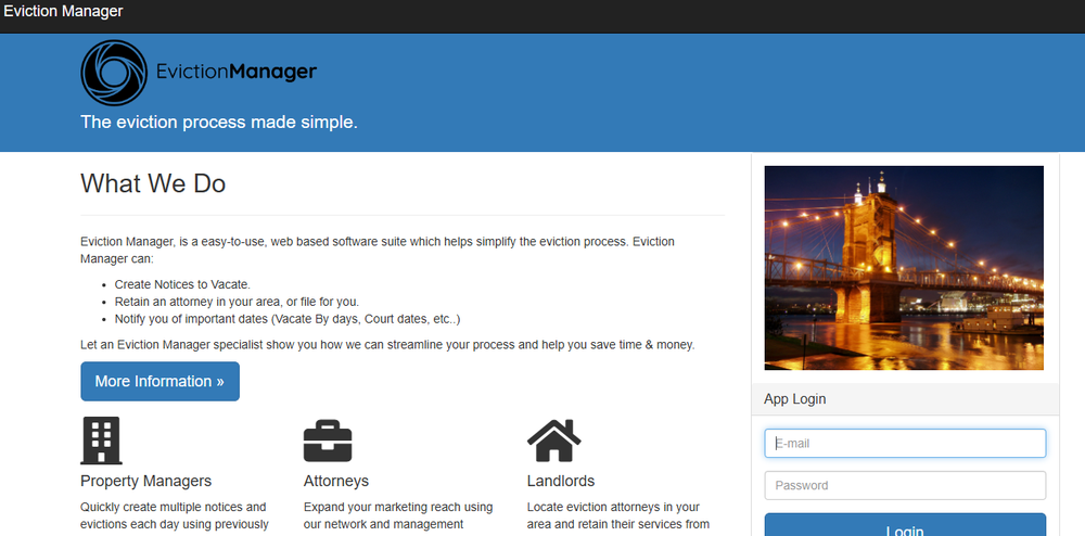 Eviction Manager Screenshot 1