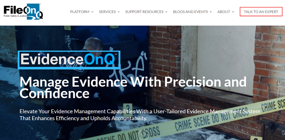 EvidenceOnQ Screenshot 1