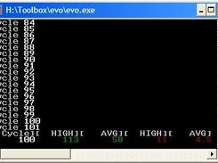 Processing only mode (fast mode) for 100 cycles