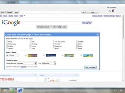 Home Page for Browser