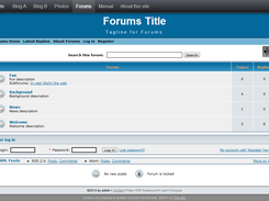 Forums feature