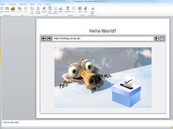 Browser in Slide View