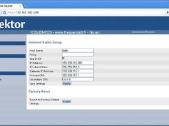 Basic radio settings version 2.2.1