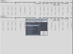 Loading a patch from the EWI