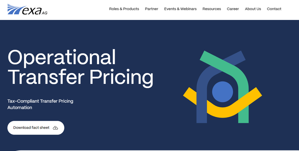 EXA Operational Transfer Pricing Screenshot 1