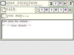 User-interface Pre-Alpha expanded