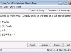 Multiple Choice Exam