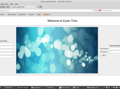 login page