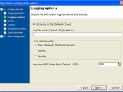 Bug Finder configuration wizard (page 3)