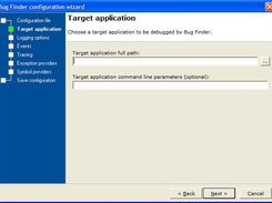 Bug Finder configuration wizard (page 2)