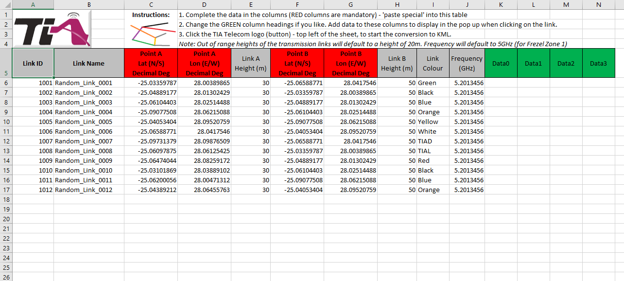 excel google earth kml creator download