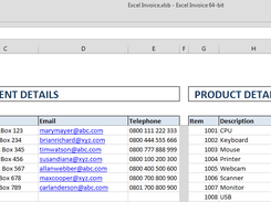 Excel Invoice Screenshot 3