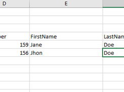 Example .xlsx file