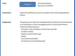 Analyse your workbook for problems