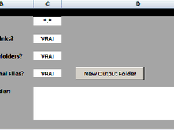Parameters sheet