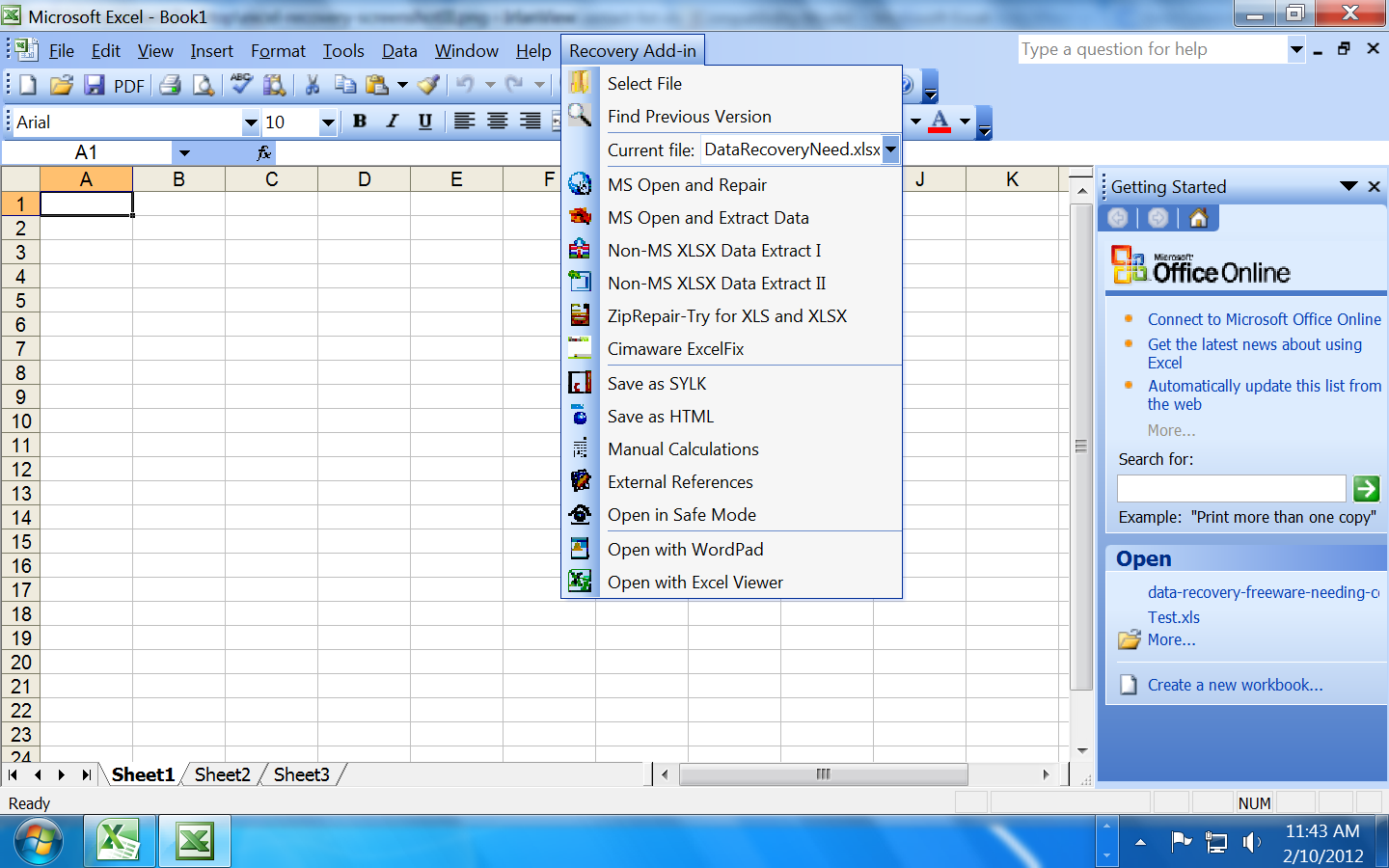 Magic Excel Recovery 4.6 for windows instal free