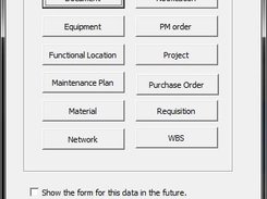 Data Type Switch form