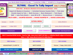 excel to tally free