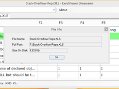 Excel File Info