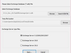 Enstella Exchange Recovery Software  Screenshot 1