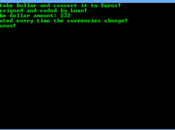 ExchangerCpp1.0 Screenshot 2