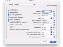 EXDXF Export Setting