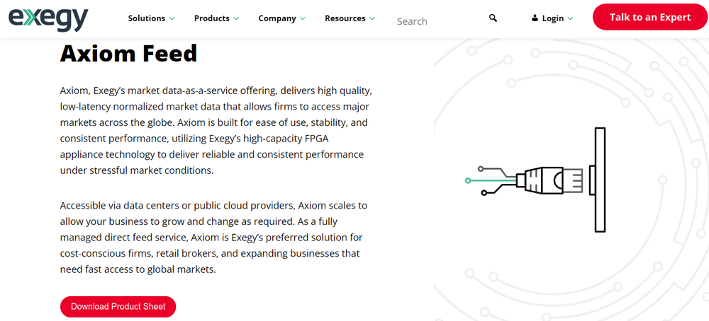Exegy Axiom Screenshot 1