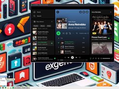 exGENT Build 240201 running Spotify