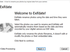 Welcome screen