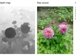 Extracting and displaying depth map