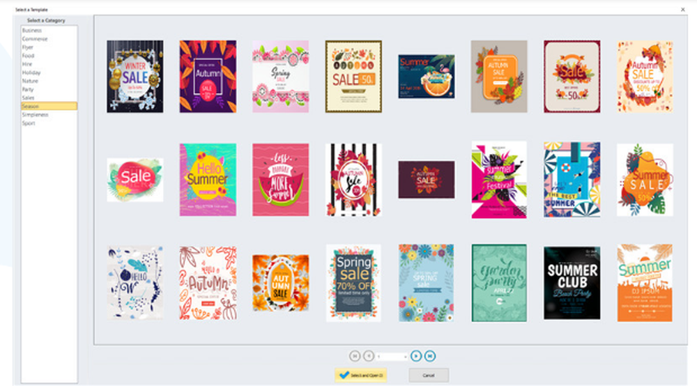 EximiousSoft Poster Designer Screenshot 1