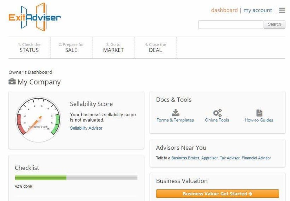 ExitAdviser Screenshot 1