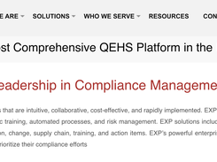 EXP Compliance Management Screenshot 1