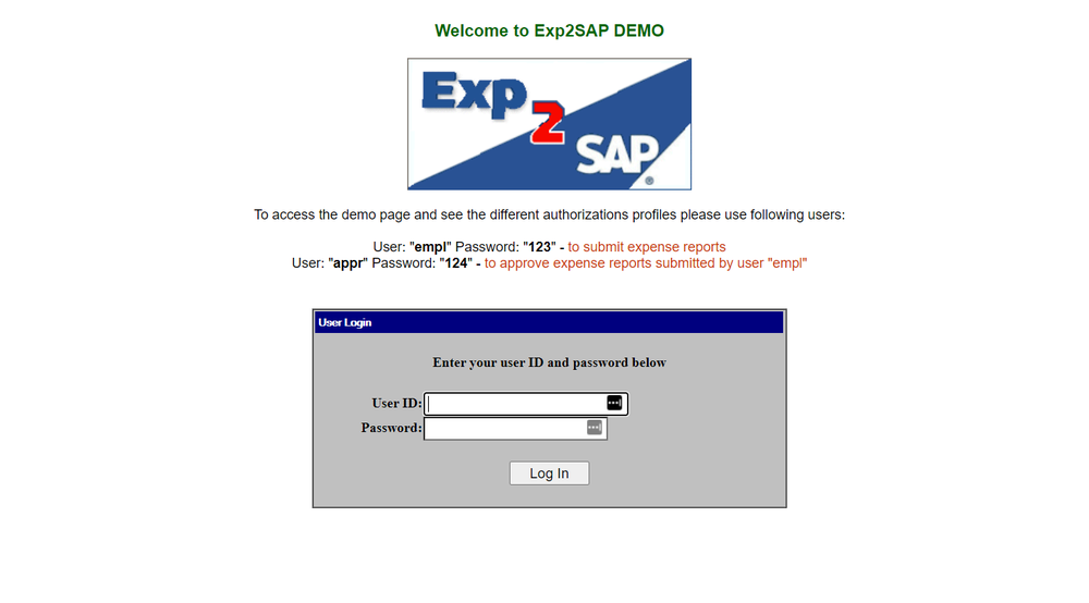 Exp2Sap Screenshot 1
