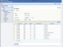 List view automatically created by Expand